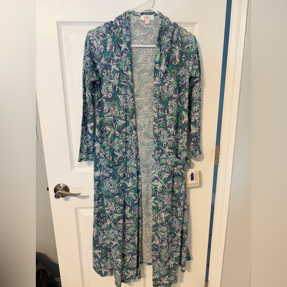 LuLaRoe Sarah Duster Cardigan Sweater Sz S NWT’s